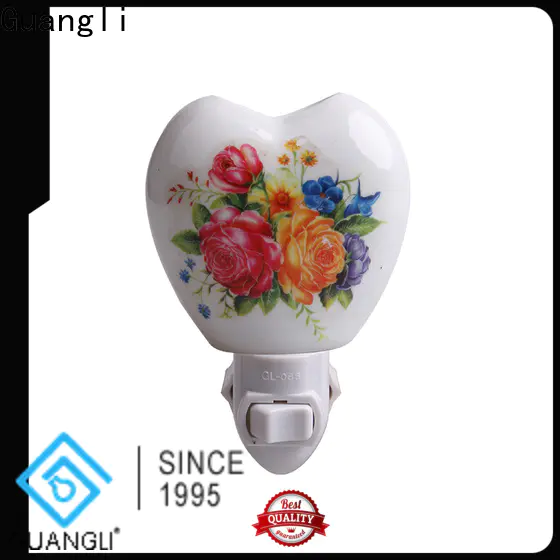 Guangli porcelain decorative plug in night lights manufacturers for bedroom
