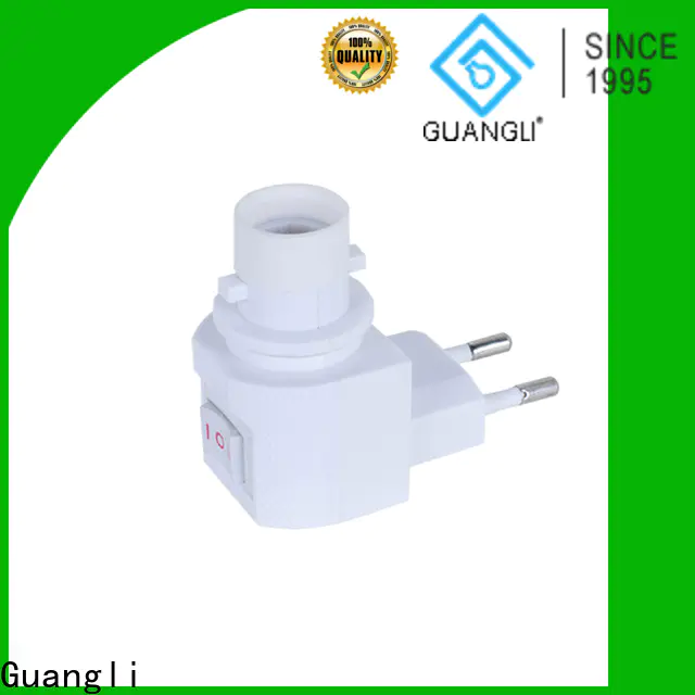 Guangli ul night light socket company for wall light