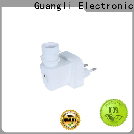 Guangli 360°rotatable night lamp socket for business for bedroom