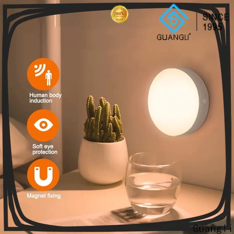 Guangli creative wall night light for sale for bathroom