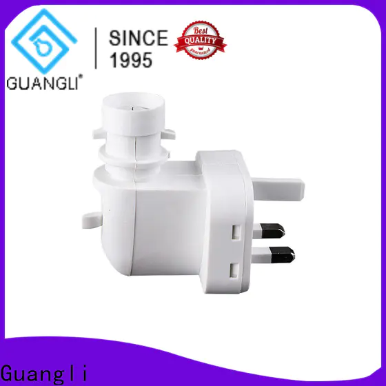 Guangli 220v110v night lamp socket factory for wall light