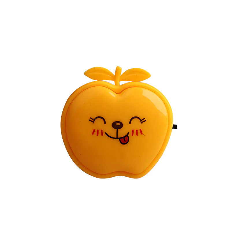 switch plug in creative fruits apple led night light For Children Baby Bedroom