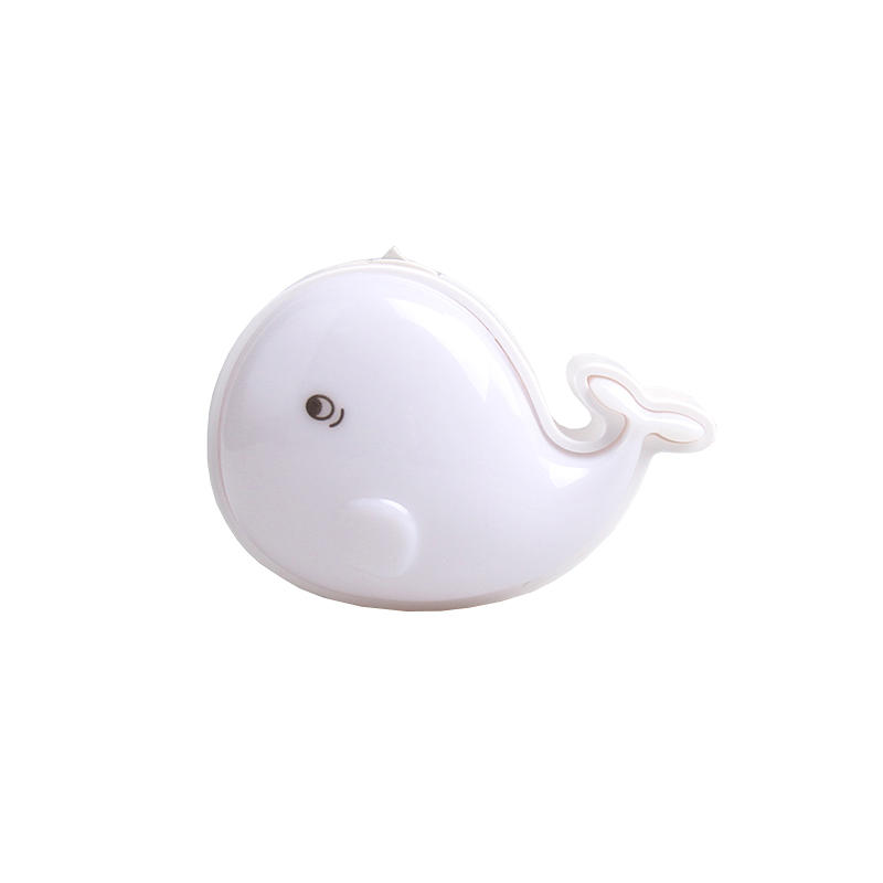 The whale shape 3SMD mini switch plug in night light 0.5W AC 110V or 220V