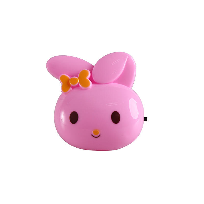 mini switch plug in rabbit cute ears shape night light For Baby Bedroom cute gift