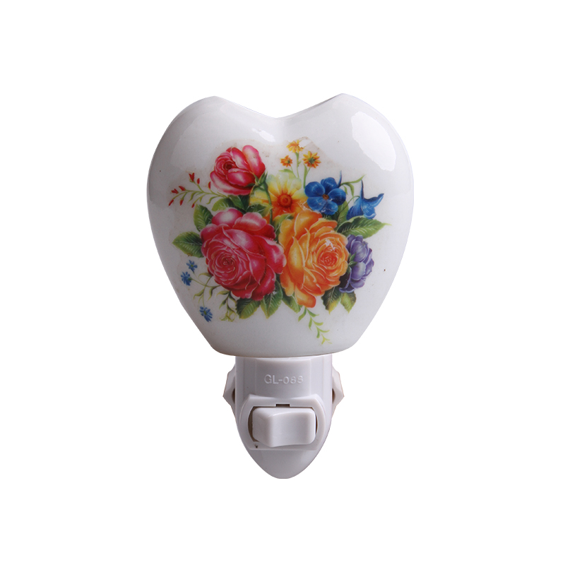 110v 220v fragrance ceramic nightlight antique wall lamp