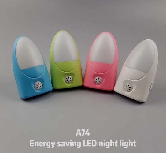 led sensor  plug in light control night light lamp for babyroom bedroom EU plug CE ROHS