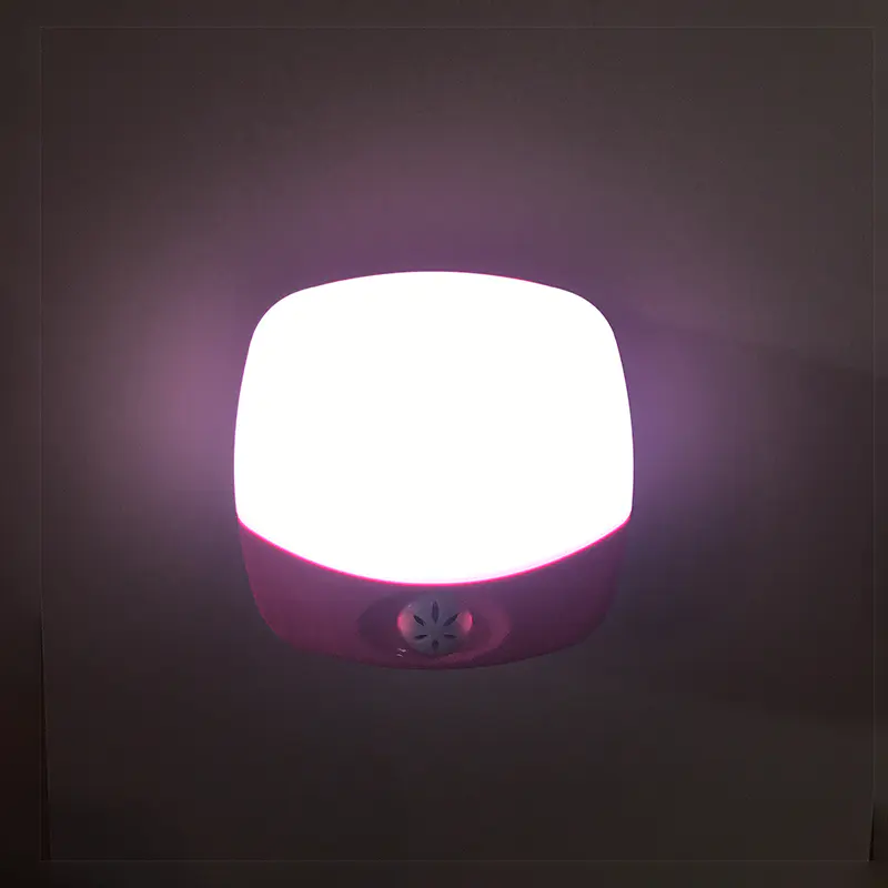 OEM A76 Square Wall Lamp with Dusk to Dawn EU BS plug CE induction sensor baby kids led night lamp for baby