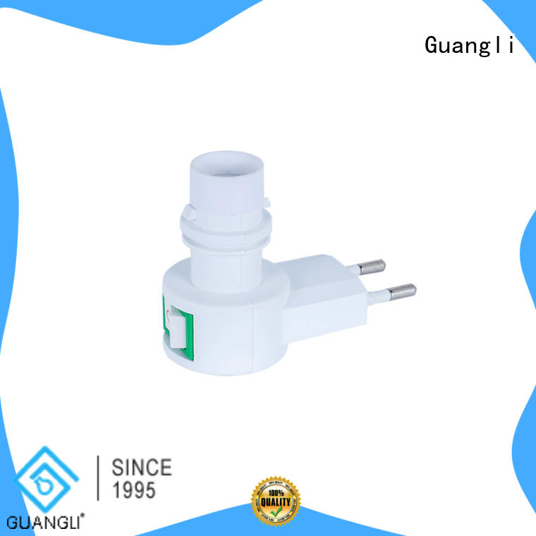 Guangli quality night light base socket factory price for wall light
