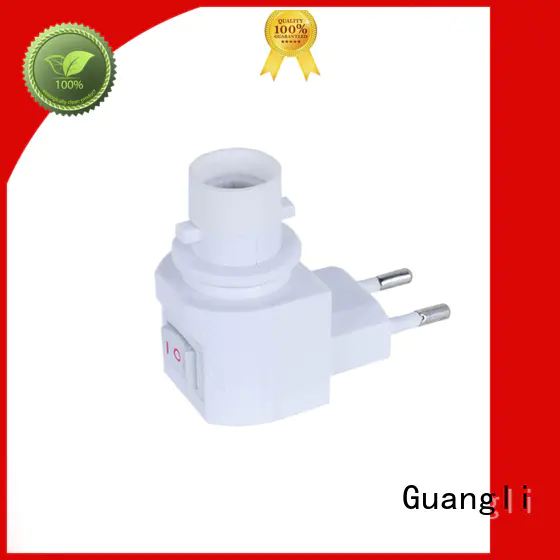 European plug Switch night socket electrical plug  lamp holder E12 cap 5W 7W 15W 220V