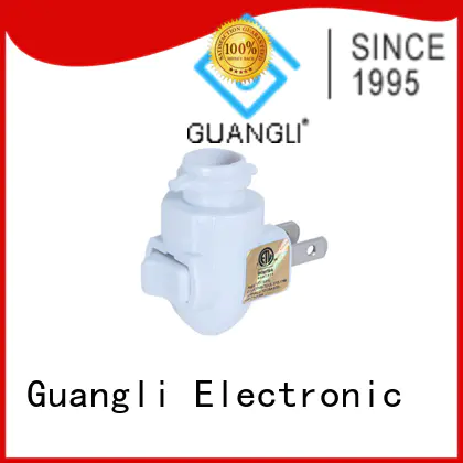 Guangli night light base socket design for wall light